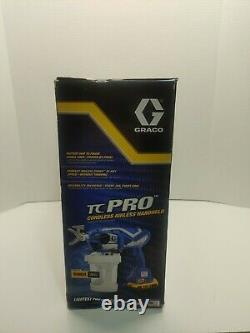 Graco 17N166 TC Pro 20v Airless Cordless Sprayer with2 Dewalt Batteries & Charger