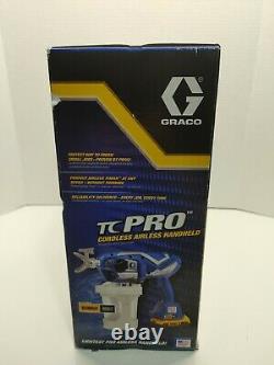 Graco 17N166 TC Pro 20v Airless Cordless Sprayer with2 Dewalt Batteries & Charger