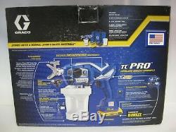 Graco TC Pro Cordless Airless Handheld Paint Sprayer 17N166 2 Batteries/Charger