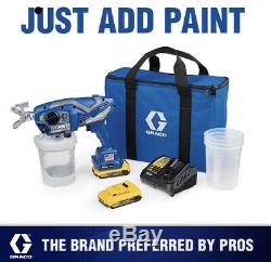 Graco TC Pro Cordless Airless Paint Sprayer + 2 X 20v Batteries + Charger