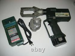 Greenlee Gator Pro ECCX with TWO NEW batteries & Makita DC1411 Charger