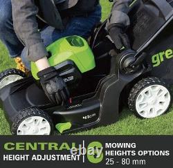 Greenworks pro 41cm 80v lawnmower NO Battery / Charger