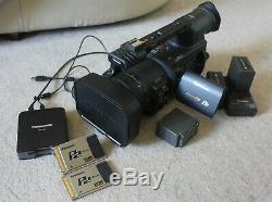 HD P2 Digital Camcorder+P2 cards/card reader+batteries+charger + carry case