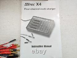 HITEC X4 Professional Four-Channel Multi Charger DC ONLY RC Battery LiPo NEW