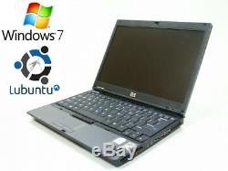 HP 2510p, Win7/Lubuntu, 1.33GHz, (New HD+Battery+Charger), DVD, Office