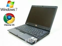 HP 2510p, Win7 or ChromeOS, 1.33GHz, (New HD+Battery+Charger), DVD, Office