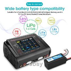 HTRC T400 Pro LCD Touch Screen Lipo Battery Charger Discharger for Model Car Toy