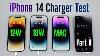 Iphone 14 Pro Charge Test Magsafe Vs 18w Vs 12w Who S The Winner
