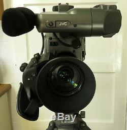 JVC GY-DV500 Mini DV Camcorder 2 Batteries, Charger & 2 Tipod Mounting Plates