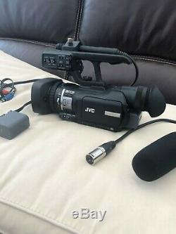 JVC GY-HM100 Camcorder Black two batteries, NO BATTERY CHARGER