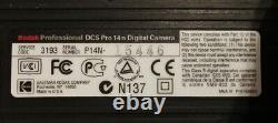 Kodak DCS Pro 14n Full Frame 13.5MP Digital SLR, 3 Batteries, 2 Chargers, 2GBmem