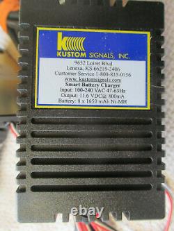 Kustom Signals Pro Laser III 3 LaserCraft LIDAR Universal Smart Battery Charger