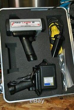 Kustom Signals Pro-Laser III Police Lidar/Laser with Case New Battery Charger