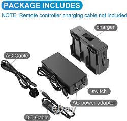 LYONGTECH Battery Wall Charger & Car Charger for DJI Mavic 2 Pro/Zoom and Remote