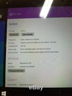 Microsoft Surface Pro 2 Wi-Fi, New battery. Many bundled accessories and chargers