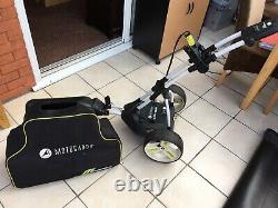 Motocaddy M1 Pro Electric Golf Trolley + Storage/Travel Bag, Battery & Charger