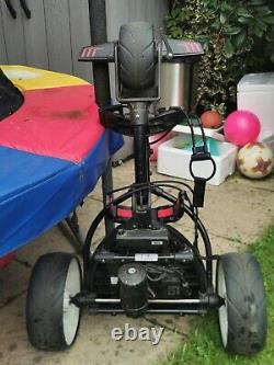 Motocaddy S1 PRO Electric Golf Trolley, 18 Hole Lithium Battery, charger, decent