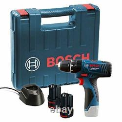 NEW Bosch GSB 120 LI Professional 12V, 2 x 1.5Ah Batteries with Charger & Case