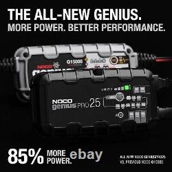 NOCO GENIUSPRO25, 25A Professional Car Battery Workshop Charger 6V, 12V & 24V