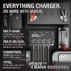 NOCO GENIUS 8A 4-Bank smart battery charger and maintainer