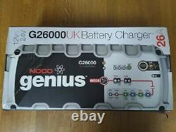 NOCO Genius G26000 UK 12V 24V 26 Amp Pro-Series Smart Battery Charger