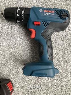 New Bosch Professional 18V Drill With 2 X 2Ah Batteries Charger And Case