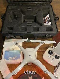 New Dji Phantom 4 Pro Drone Ultimate Bundle 5 Batteries Nanuk Case 4 Chargers