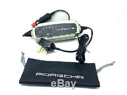 New Genuine Porsche Charge-o-Mat Pro Charger 12V Lead Acid & Life P04 Batteries