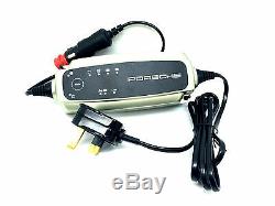 New Genuine Porsche Charge-o-Mat Pro Charger 12V Lead Acid & Life P04 Batteries