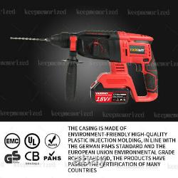 New Professional Cordless Hammer Drill GBH 18V-EC SDS Max 5.0Ah With Battery