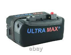 New Rep. Pro Rider Universal 18 Hole Lithium Golf Battery +case & Charger