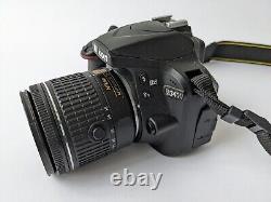 Nikon D3400 DSLR Camera & AF 18-55mm VR Lens Kit Battery & Charger 746 Shots
