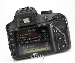 Nikon D3400 DSLR Camera & AF 18-55mm VR Lens Kit with Nikon Battery & Charger