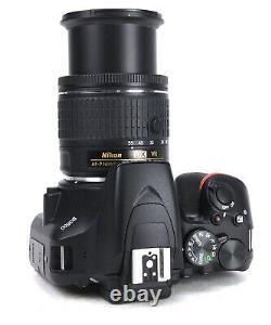 Nikon D3500 DSLR Camera & AF 18-55mm VR Lens Kit Battery & Charger 2,461 Shots