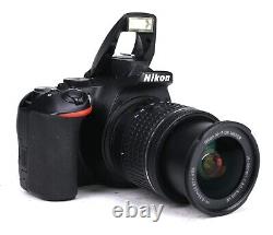 Nikon D3500 DSLR Camera & Nikon AF 18-55mm VR Lens Kit Boxed Battery & Charger