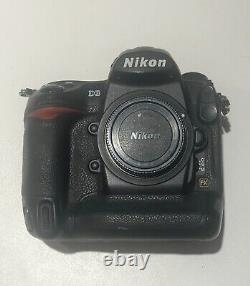 Nikon D3 DSLR Camera Body with 2 EN-EL4a Batteries & Nikon MH-22 Charger