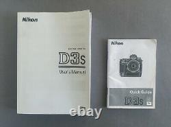 Nikon D3s Professional DSLR Kit Inc Box, Charger, Batteries x2, Manuals