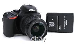 Nikon D5600 DSLR Camera & AF 18-55mm VR Lens Kit Battery & Charger 451 Shots
