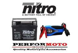 Nitro NT4L AGM Gel Battery + Charger to fit MH RYZ 50 Pro Racing Enduro(06-14)