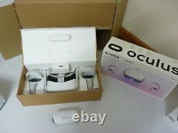 OCULUS Quest 2 VR 128GB Charger Dock Logitech Pro Headset Elite Strap Battery