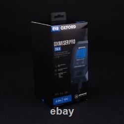 OXFORD OXMISER PRO 2000 MOTORCYCLE BATTERY CHARGER AGM LiFePO4 LITHIUM EU PLUG