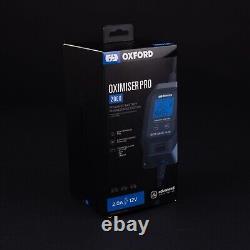 Oxford Oximiser Pro 2000 12V WET/MF, AGM, GEL Motorcycle Battery Charger UK Plug