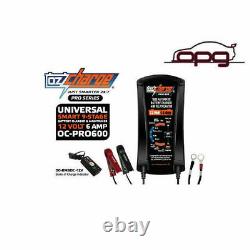OzCharge ProSeries 12V 6amp Battery Charger Maintainer Trickle for Car Motorbike