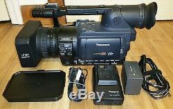Panasonic AGHVX200 3CCD Camcorder 14 miniDV Tape Hour, P2 HD Card Video Camera
