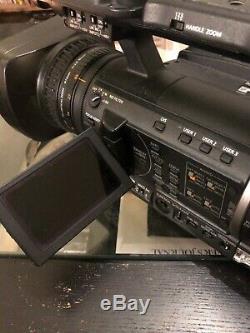 Panasonic AG-AC160A Camcorder, 3 batteries, charger, great condition, no issues