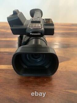Panasonic AG-AC90 Camcorder with 2 batteries, charger, and remote