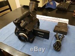 Panasonic AG-AF100P AVCCAM HD Digital Video Camera -162Hours 2 Batteries Charger