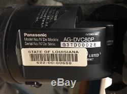 Panasonic AG-DVC-80 PRO 3 CCD Digital Video Camera With Case, Battery, & Charger