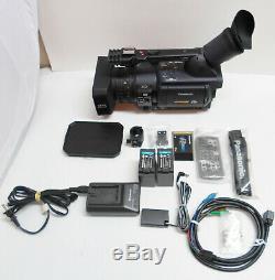 Panasonic AG-HVX200P WithBatteries, Charger DE-A20, Remote, (ONLY 3 HOURS OF USE)
