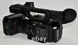 Panasonic AG-UX180 4k Professional Camcorder, carrying case, charger, batteries